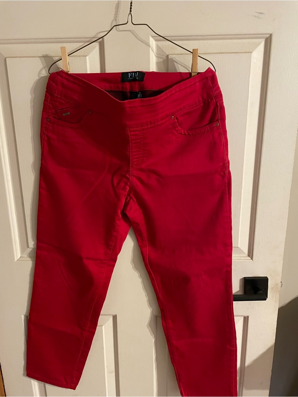 F&F Bright Red Skinny Pants for Women